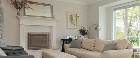 Silver Satin living room