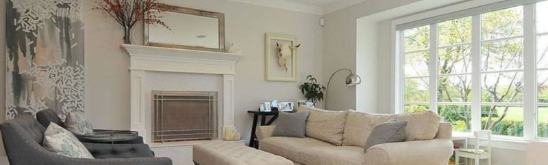 Silver Satin living room