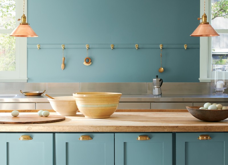 Aegean Teal Cabinets