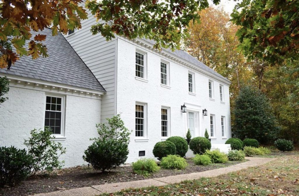 house painted with romabio masonry flat