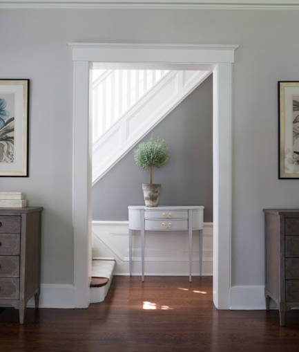 Benjamin Moore Revere Pewter Wall